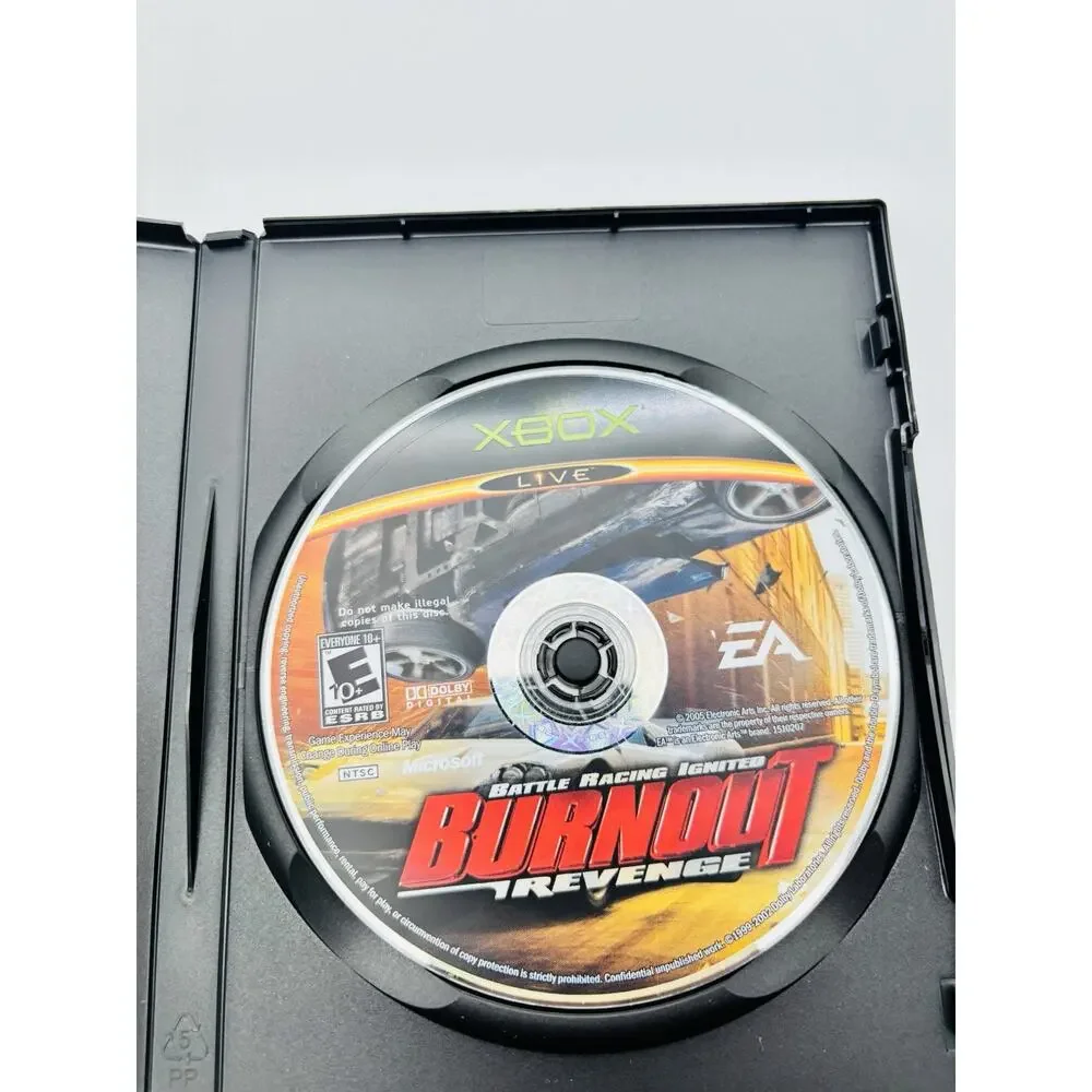 Burnout Revenge (Xbox 2005) Disc Only Tested Works VG Condition